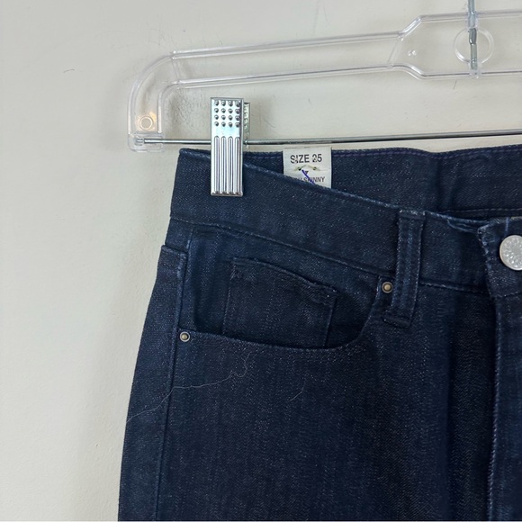 Soldier and Brave Dark Wash High Rise Skinny Jeans Dark Wash NWT Size 25 - Picture 2 of 8